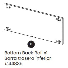 Bottom Back Rail
