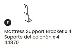 Metal Bracket-mattress Deck