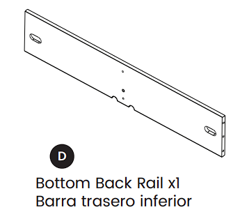 Bottom Back Rail