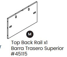 Top Back Rail