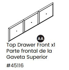 Top Drawer Front
