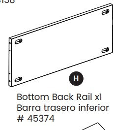 Bottom Back Rail
