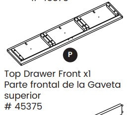 Top Drawer Front