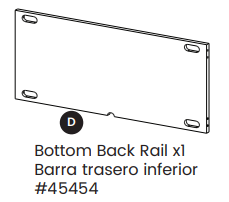 Bottom Back Rail
