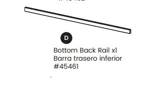 Bottom Back Rail
