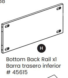 Bottom Back Rail
