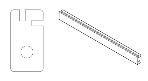 Changer Center Bottom Rail