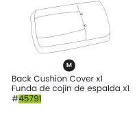 Back Cushion Cover