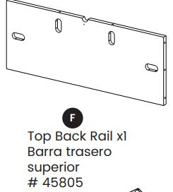 Top Back Rail