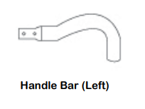 11808 - Left Side Handle/screw