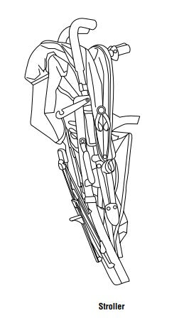 Stroller Frame Including Seat