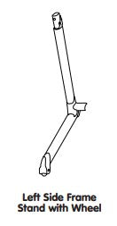 Left Side Frame With Wheel