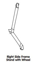 Right Side Frame With Wheel