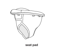 Rp Fabric Seat (not Including Ring) 32471
