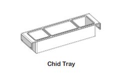 Fabric Center Child Console Tray