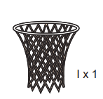 Basketball Fabric Net