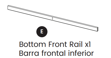 Bottom Front Rail