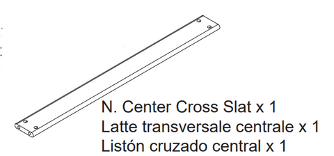 Center Cross Slat