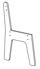 Chair Leg (f) - Left (gap)