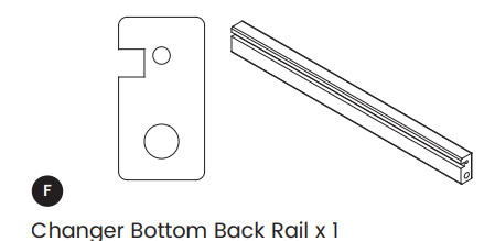 Changer Back Bottom Rail