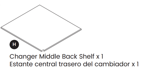 Changer Adjusting Shelf