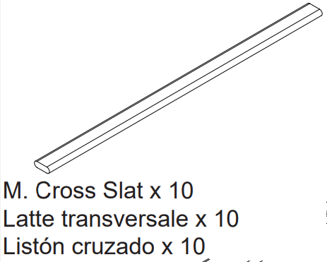 Cross Slat