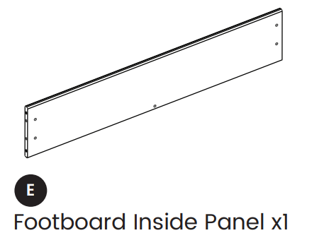 Footboard Inside Panel