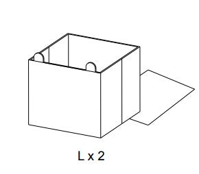 Fabric Bin - Gap Bear Bookcase