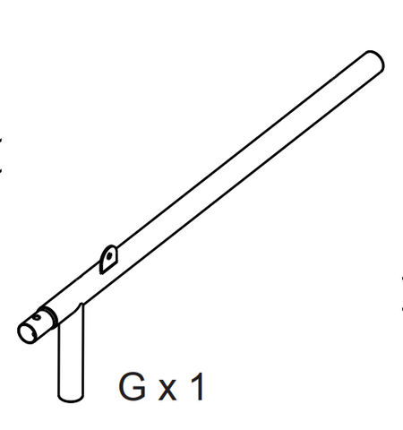 Part G - Frame Leg Bar Left Side
