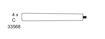 Table Leg - Pvc
