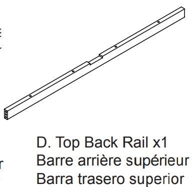 Top Back Rail