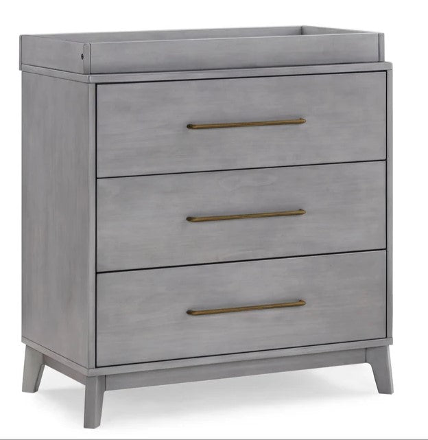 delta dresser grey BabyGap by Delta Children Legacy 6 Drawer Dresser, Grey