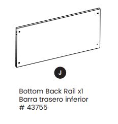 Bottom Back Rail