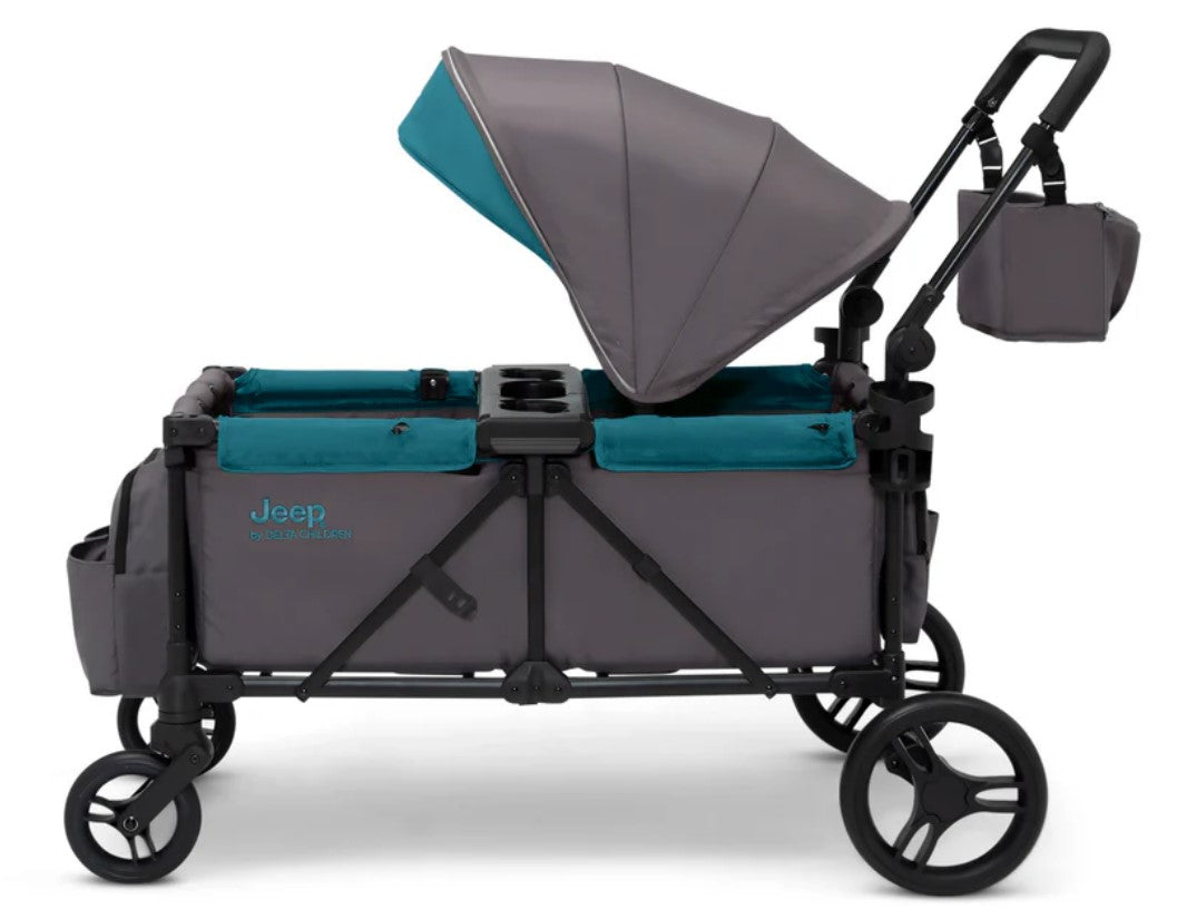 jeep all-terrain sand wheels for stroller wagons #60001 60009 - Jeep Sport All-Terrain Stroller Wagon by Delta Children