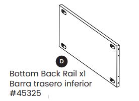 Bottom Back Rail