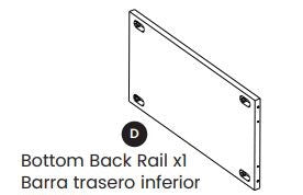 Bottom Back Rail