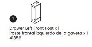 Drawer Left Front Post