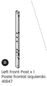 Front Left Post