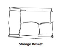 Underneath Storage Basket 15