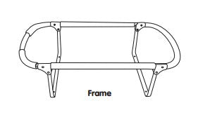 Top Rail Metal Frame