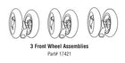 Front Swivel Wheel 1pc 1