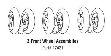 Front Swivel Wheel 1pc 1