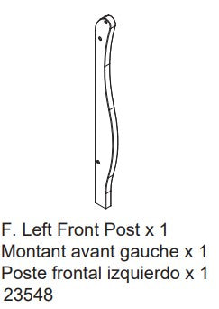 Front Left Post