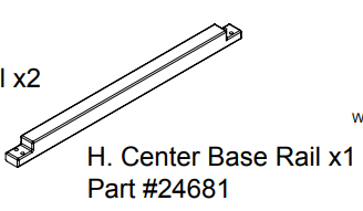 Center Base Rail