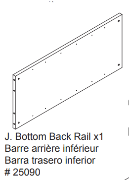 Bottom Back Rail
