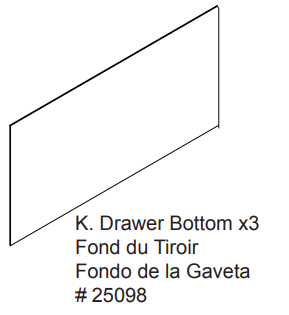 Drawer Bottom