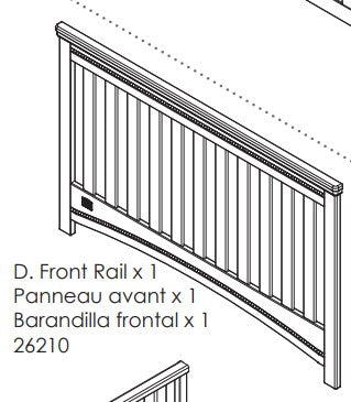 Front Rail (w/logo) 1