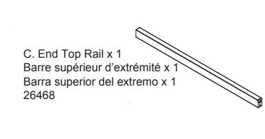 End Top Rail Flat