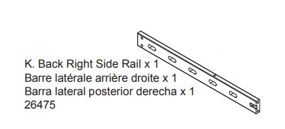 Back Right Side Rail