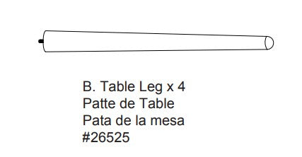 Table Leg